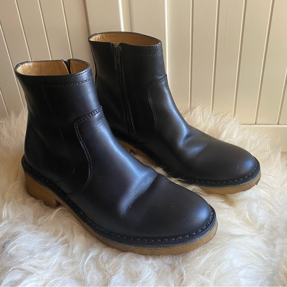 A.P.C. leather ankle boots